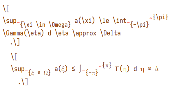 Figure 1: Before and after enabling prettify-symbols-mode